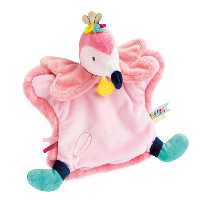  tropicool handpuppet flamingo pink 
